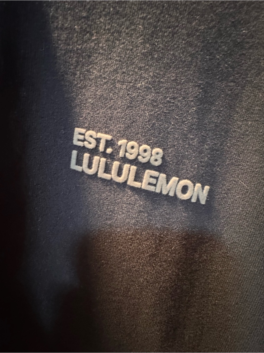 lululemon athletica Black Cropped Crew Tee - Picture 2 of 4